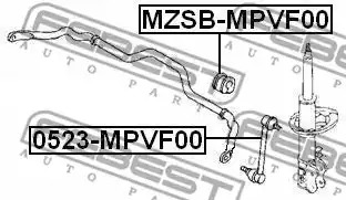 Стойка FEBEST 0523-MPVF00