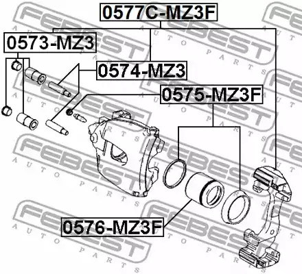 Болт FEBEST 0574-MZ3