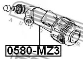 Цилиндр FEBEST 0580-MZ3