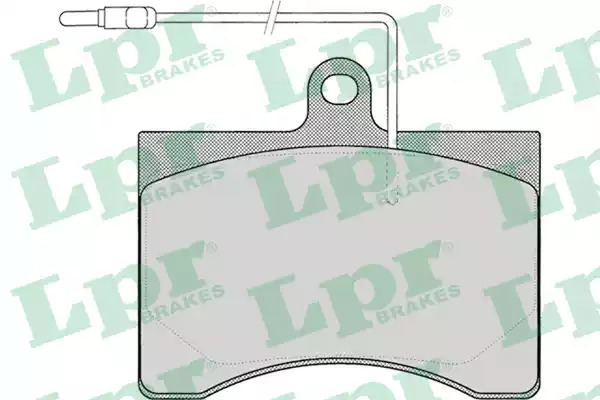 Комплект тормозных колодок LPR 05P008 (20655, 5SP008)