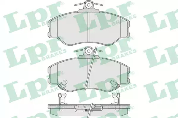 Комплект тормозных колодок LPR 05P1009 (23083, 5SP1009)