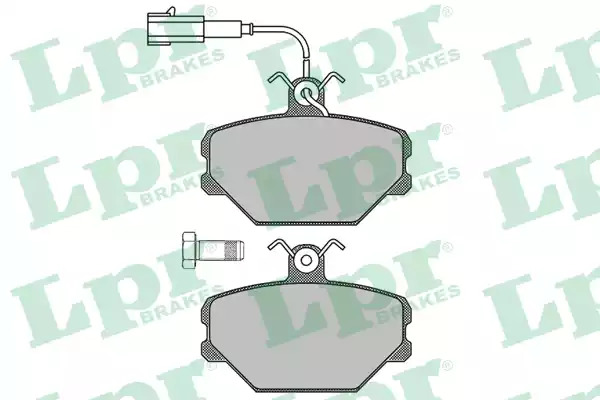 Комплект тормозных колодок LPR 05P102 (5SP102, 21100, 21105)