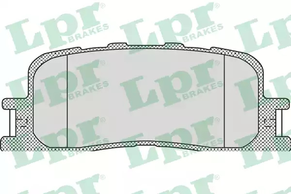 Комплект тормозных колодок LPR 05P1115 (5SP1115, 23702)