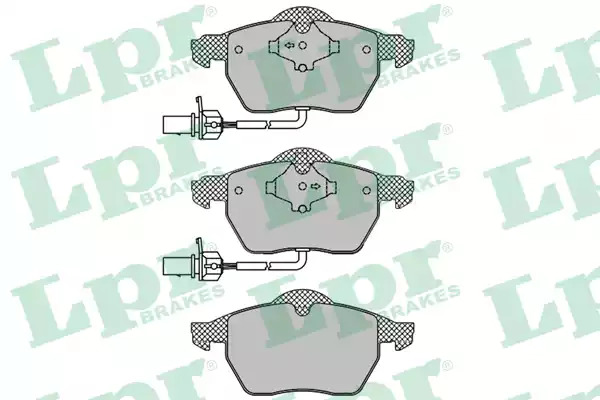 Комплект тормозных колодок LPR 05P1119 (23019, 23018, 20676, 5SP1119)