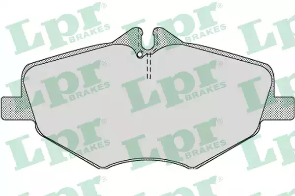 Комплект тормозных колодок LPR 05P1124 (23743, 5SP1124)