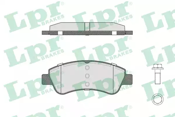 Комплект тормозных колодок LPR 05P1188 (23599, 5SP1188)