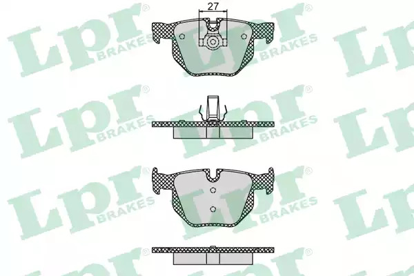 Комплект тормозных колодок LPR 05P1194 (23732, 23737, 5SP1194)