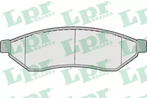 Комплект тормозных колодок LPR 05P1198 (23994, 5SP1198)