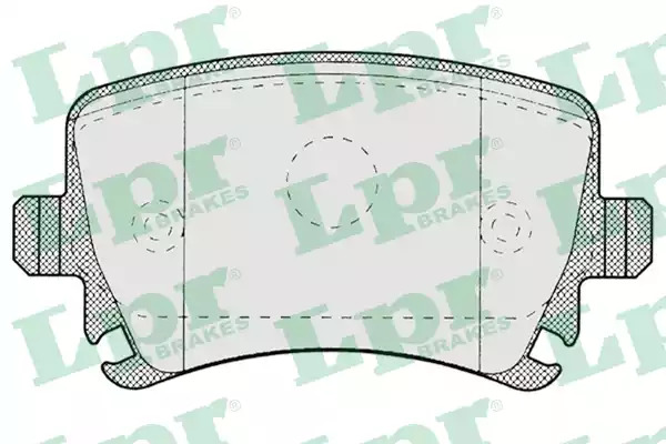 Комплект тормозных колодок LPR 05P1219 (23914, 5SP1219)