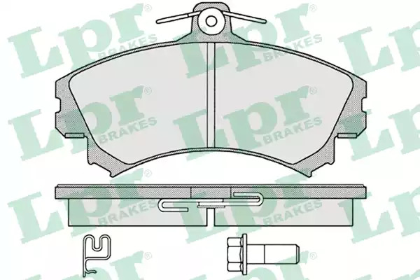 Комплект тормозных колодок LPR 05P1221 (21796, 5SP1221)