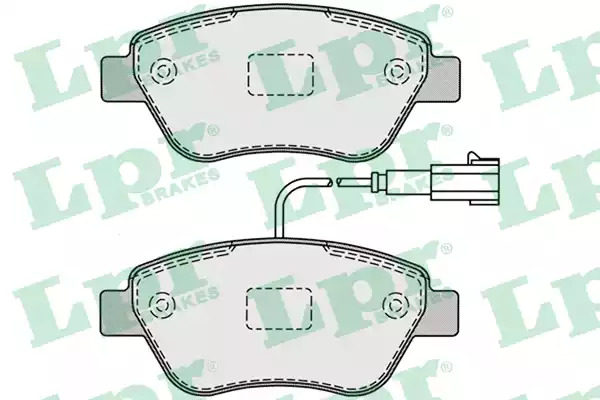 Комплект тормозных колодок LPR 05P1225 (23705, 23706, 5SP1225)