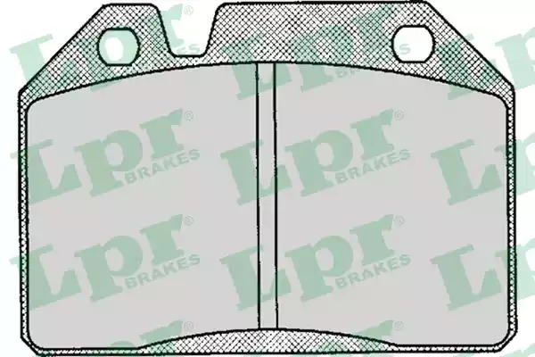 Комплект тормозных колодок LPR 05P123 (20151, 5SP123)