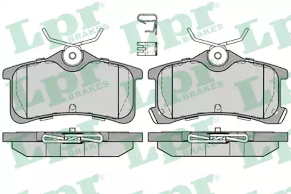 Комплект тормозных колодок LPR 05P1233 (24013, 24020, 5SP1233)