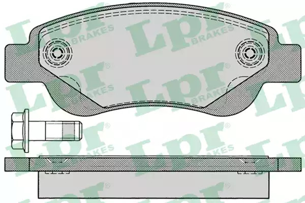 Комплект тормозных колодок LPR 05P1235 (23959, 5SP1235)