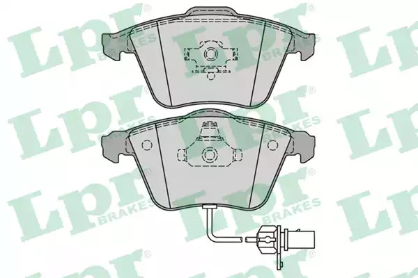 Комплект тормозных колодок LPR 05P1239 (23762, 23763, 23801, 23950, 5SP1239)