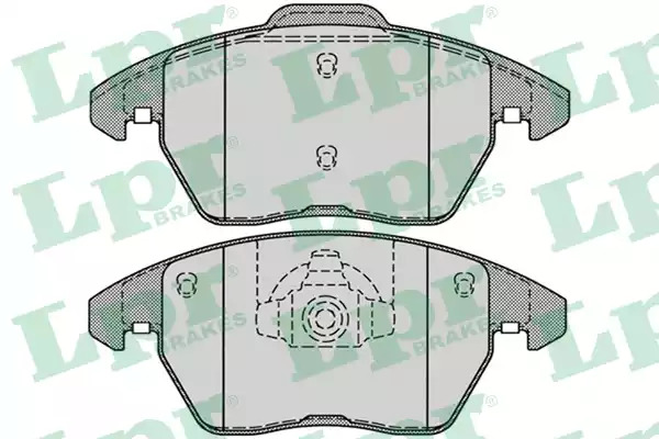 Комплект тормозных колодок LPR 05P1248 (23589, 24153, 5SP1248)