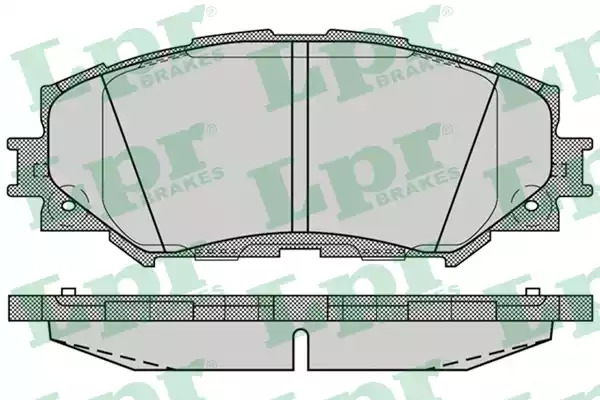 Комплект тормозных колодок LPR 05P1258 (24336, 5SP1258)