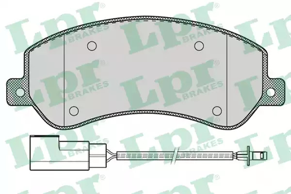 Комплект тормозных колодок LPR 05P1260 (24484, 5SP1260)