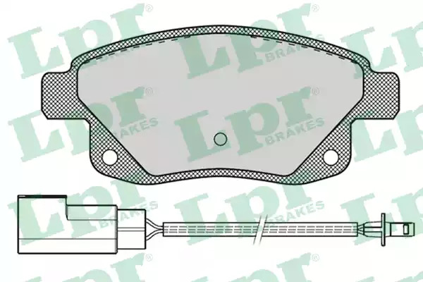 Комплект тормозных колодок LPR 05P1261 (24486, 5SP1261)