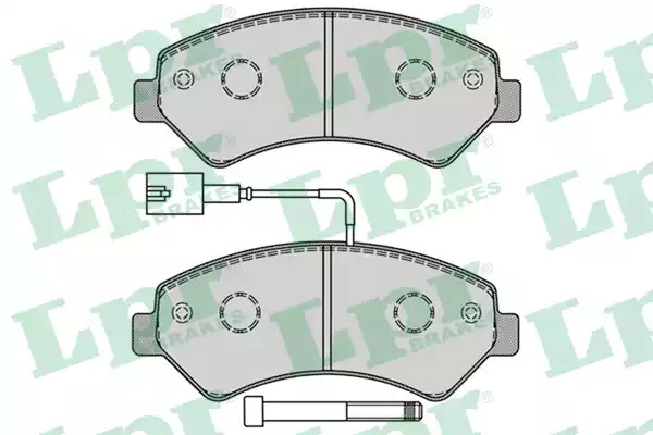 Комплект тормозных колодок LPR 05P1288 (24466, 24467, 5SP1288)