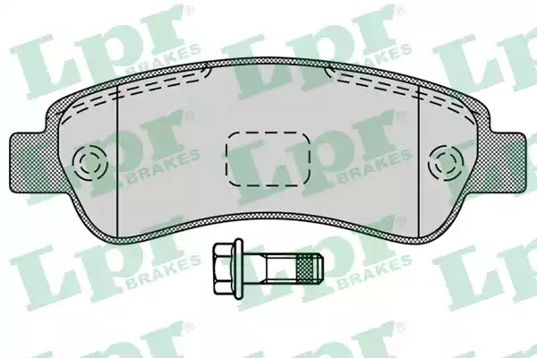 Комплект тормозных колодок LPR 05P1289 (24465, 5SP1289)