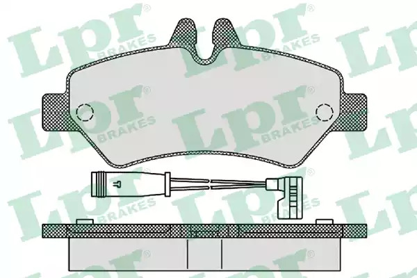 Комплект тормозных колодок LPR 05P1293 (29190, 5SP1293)