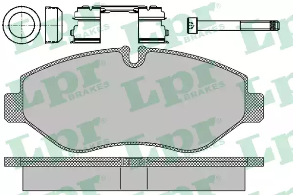 Комплект тормозных колодок LPR 05P1297 (29229, 5SP1297)