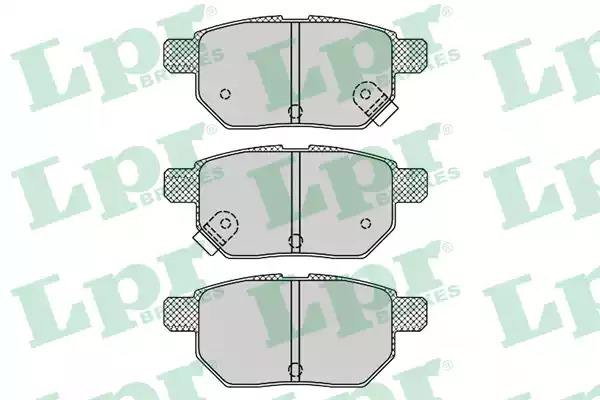 Комплект тормозных колодок LPR 05P1312 (24612, 24610, 24611, 5SP1312)