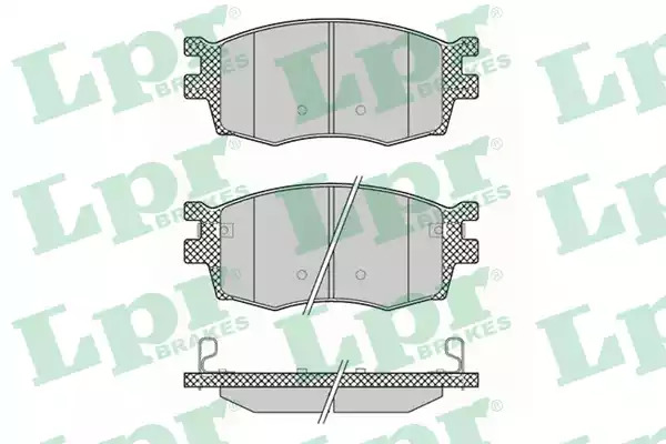 Комплект тормозных колодок LPR 05P1345 (24317, 24318, 24319, 5SP1345)