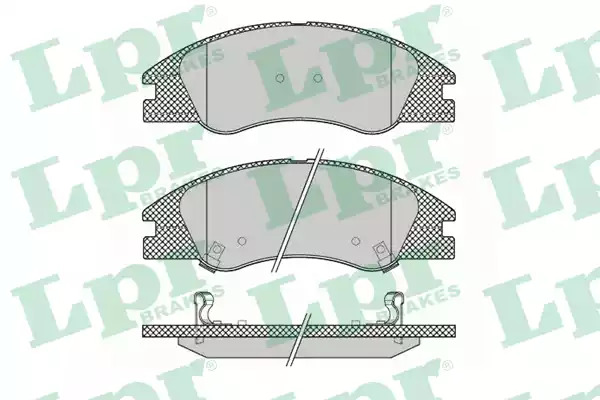 Комплект тормозных колодок LPR 05P1349 (24218, 24219, 24220, 5SP1349)
