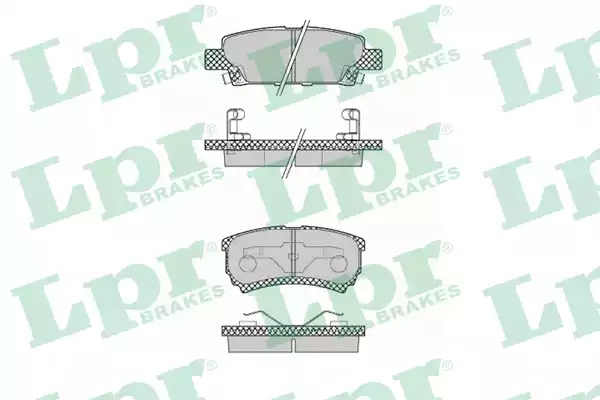 Комплект тормозных колодок LPR 05P1373 (24014, 24015, 5SP1373)