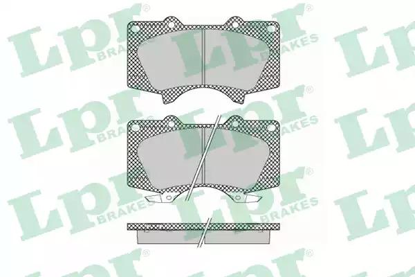 Комплект тормозных колодок LPR 05P1379 (24024, 5SP1379)