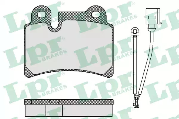Комплект тормозных колодок LPR 05P1380 (24097, 5SP1380)