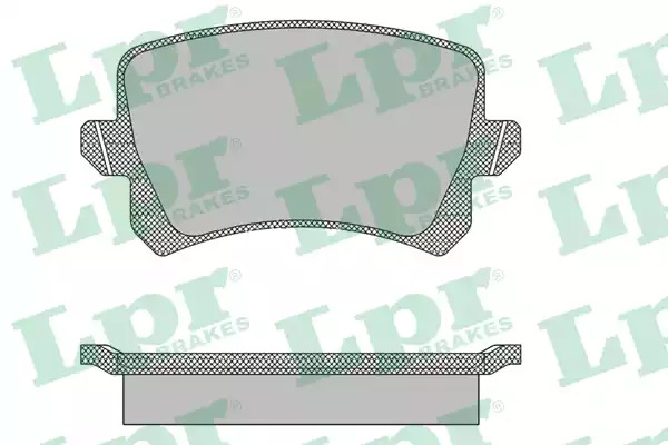 Комплект тормозных колодок LPR 05P1390 (24483, 5SP1390)