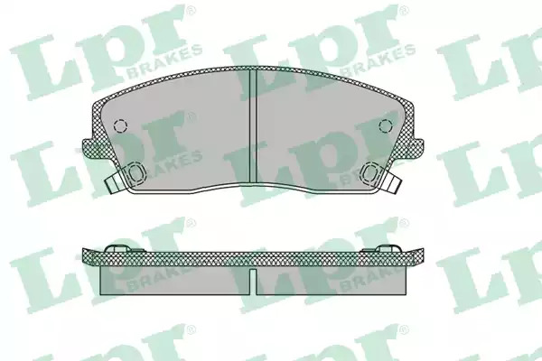 Комплект тормозных колодок LPR 05P1399 (24166, 5SP1399)