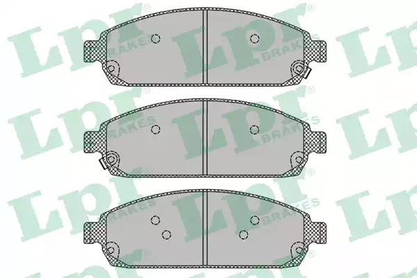 Комплект тормозных колодок LPR 05P1403 (24250, 24251, 24252, 5SP1403)