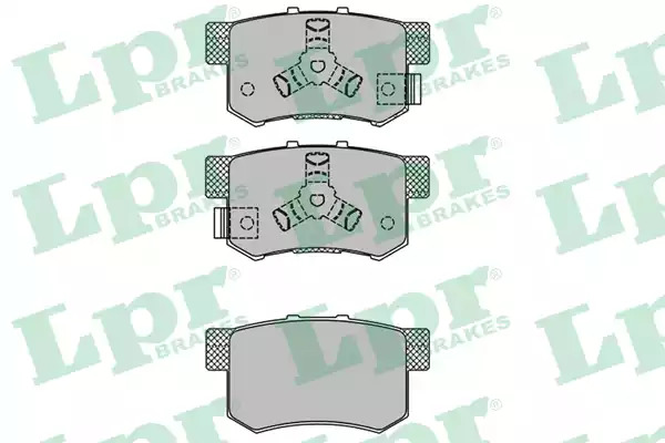 Комплект тормозных колодок LPR 05P1404 (24231, 24232, 24233, 5SP1404)