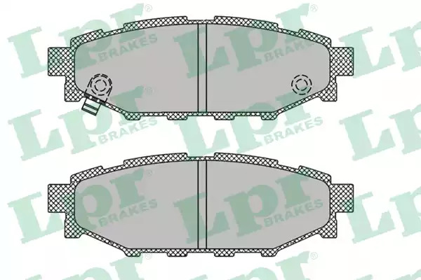 Комплект тормозных колодок LPR 05P1408 (24271, 24272, 5SP1408)