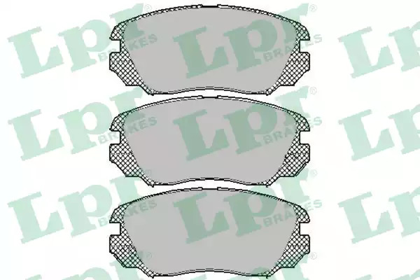 Комплект тормозных колодок LPR 05P1409 (24415, 24416, 24417, 5SP1409)