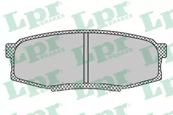 Комплект тормозных колодок LPR 05P1419 (24653, 5SP1419)