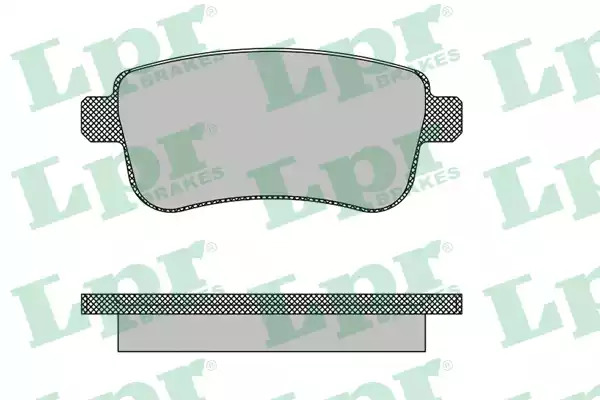 Комплект тормозных колодок LPR 05P1484 (24820, 5SP1484)