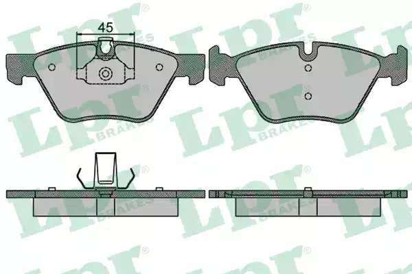 Комплект тормозных колодок LPR 05P1512 (23794, 23968, 5SP1512)