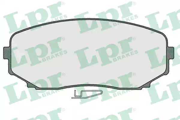 Комплект тормозных колодок LPR 05P1573 (24544, 5SP1573)