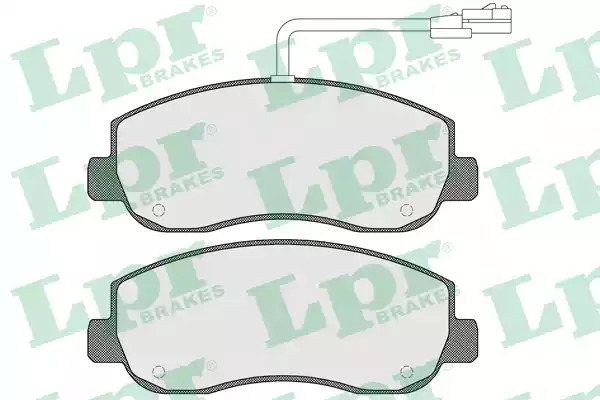 Комплект тормозных колодок LPR 05P1579 (25147, 25165, 5SP1579)