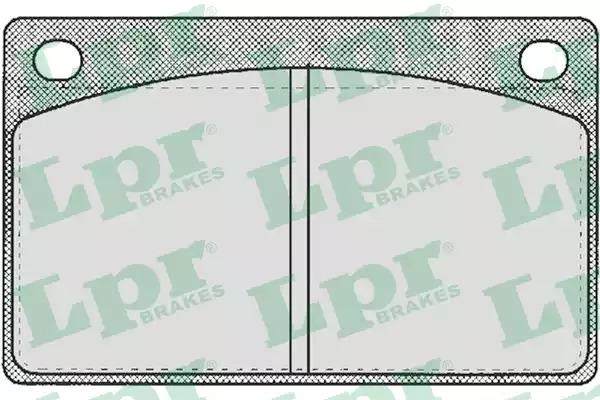 Комплект тормозных колодок LPR 05P161 (20153, 20200, 5SP161)