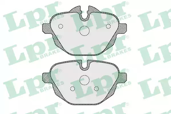 Комплект тормозных колодок LPR 05P1618 (24561, 24562, 5SP1618)