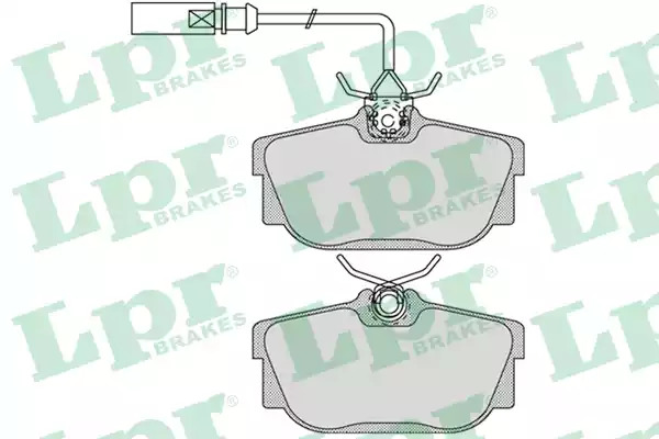 Комплект тормозных колодок LPR 05P1699 (23224, 23446, 5SP1699)