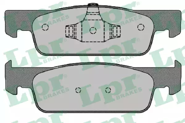 Комплект тормозных колодок LPR 05P1702 (25702, 25703, 5SP1702)