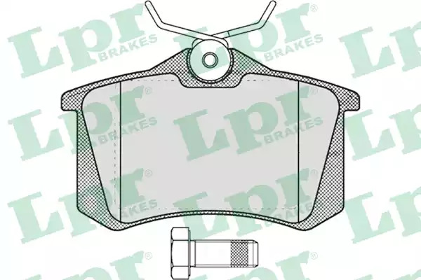 Комплект тормозных колодок LPR 05P1788 (23554, 5SP1788)