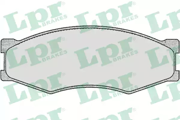 Комплект тормозных колодок LPR 05P264 (21229, 21099, 5SP264)